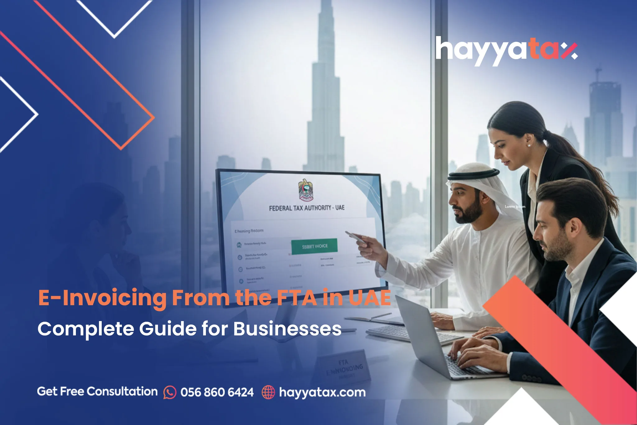 UAE E-Invoicing Regulations For Businesses team reviewing FTA digital compliance system