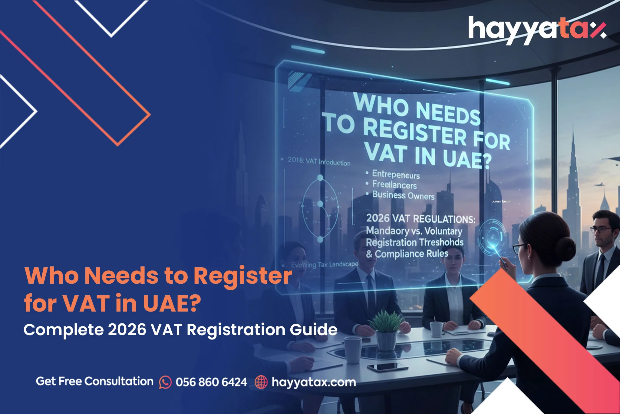 Who Needs to Register for VAT in UAE