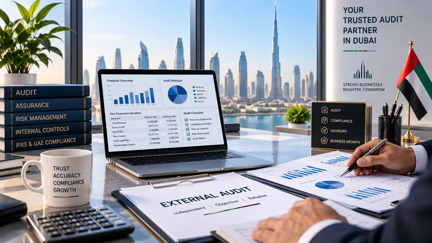 External Audit Services in Dubai UAE with financial audit reports